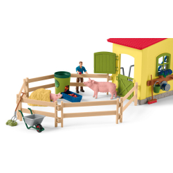Schleich Farm World - Большая ферма с животными и аксессуарами 42605