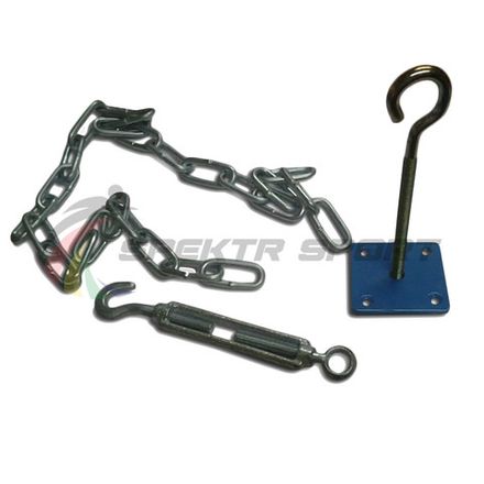 Крепление для коней, козлов (пластина, цепь, талреп)