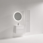 Тумба подвесная SANCOS Snob R 590х390х500, c двумя ящиками оснащенными доводчиками, Bianco, арт.SNR60/39W