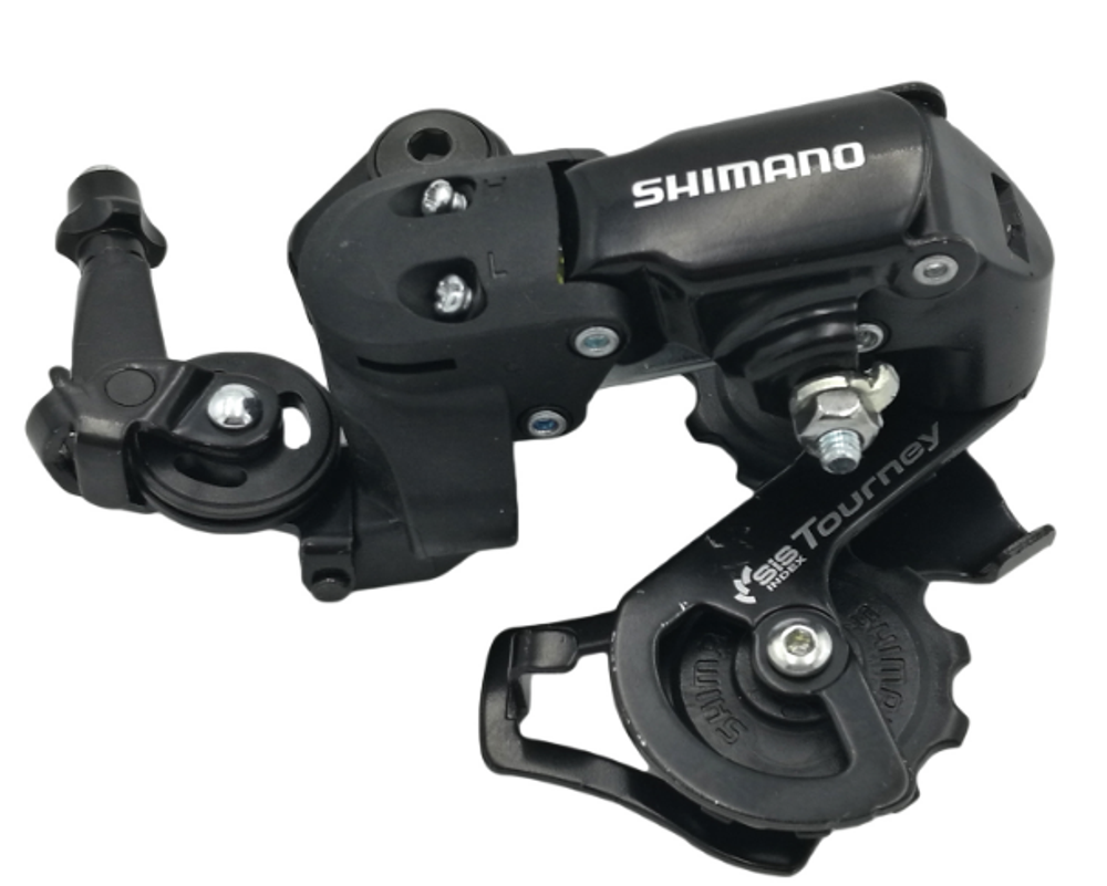 Переключатель задний Shimano Tourney, FT35, супер короткая лапка, 6/7 скоростей, крепление на петух, ARDFT35AD