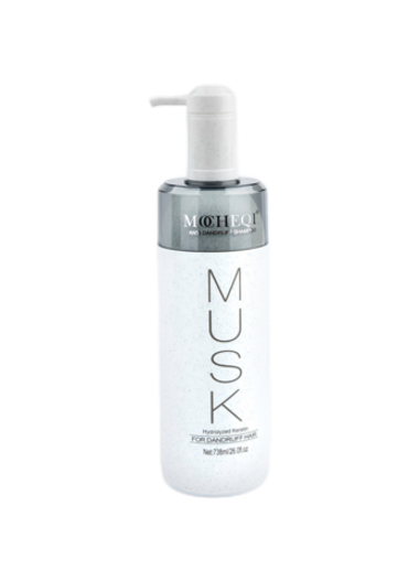 MOCHEQI Professional Musk Anti-Dandruff Shampoo — шампунь против перхоти с кератином и жожоба