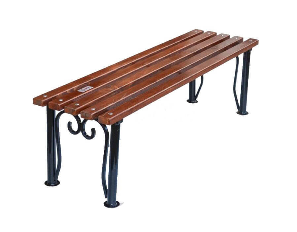 Банкетка садовая «Рассвет» сосна 2,0м, палисандр