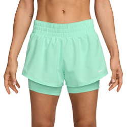 Женские Шорты теннисные Nike Dri-Fit One 2-in-1 - mint foam/reflective silver