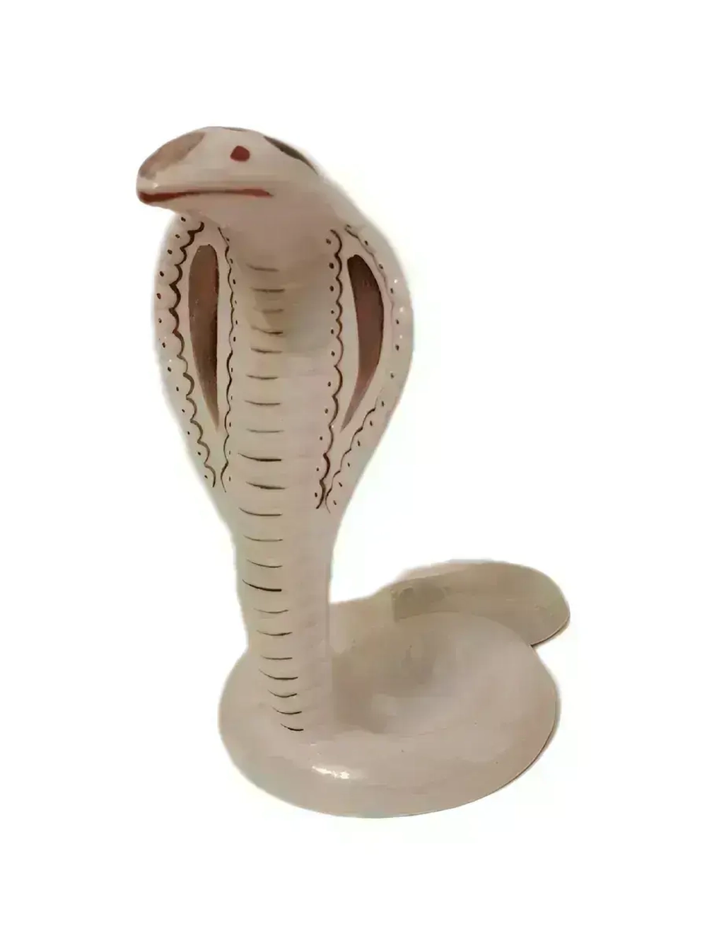 Фарфоровая статуэтка "Кобра", СССР, ПФЗ, 1970 - 1991 гг.