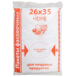 Мешок ПНД 26*35 7мкм 0,55кг БОБ красная