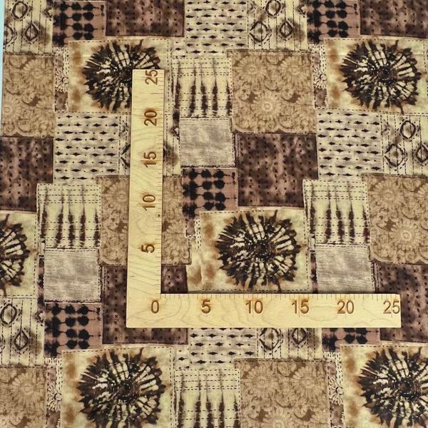 БОРО КОРИЧНЕВО-БЕЖЕВЫЙ, 100% ХЛОПОК 2