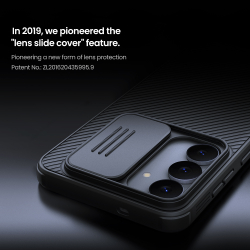 Усиленный чехол с сдвижной шторкой для камеры от Nillkin для Samsung Galaxy S25 FE, серия CamShield Pro Case