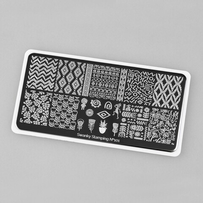 Swanky Stamping Пластина для стемпинга 101