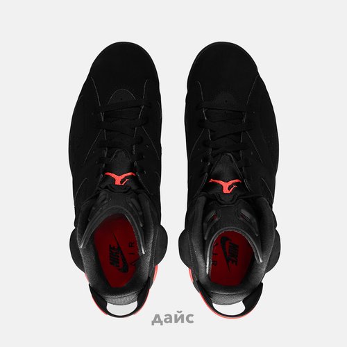 Кроссовки Jordan 6 Retro Black Infrared артикул:384664-060 - купить в магазине Дайс
