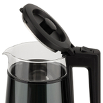 Чайник электрический 1,2л ENERGY E-200 стекло, серый, двойной корпус