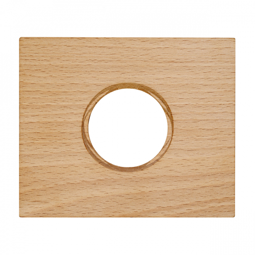 Рамка 1 постовая, скрытый монтаж, Шедель Форест, дерево, цвет cветлый бук BF7-610-110