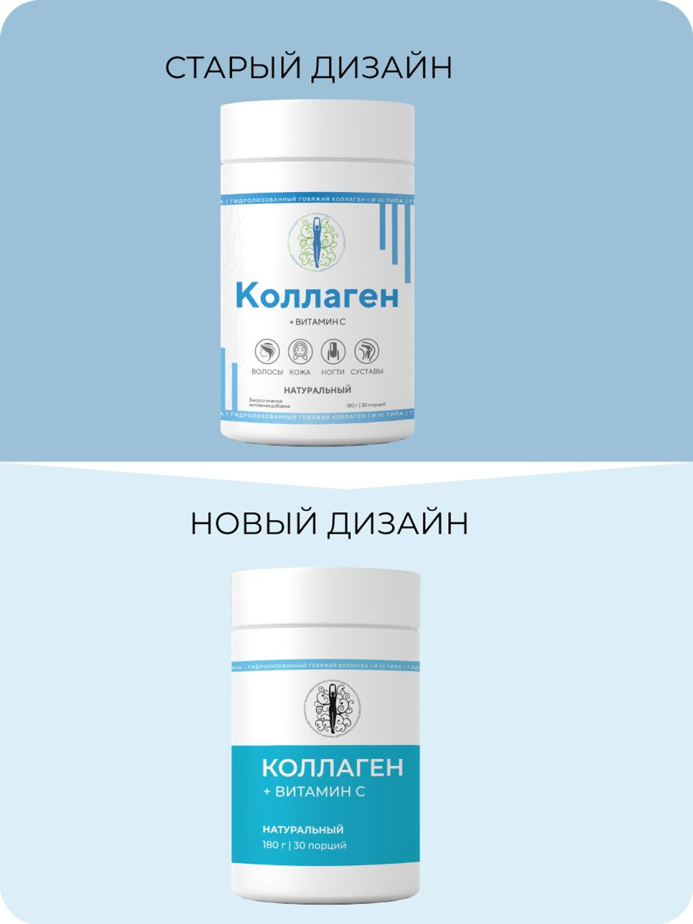 Коллаген пептидный МАМИ с витамином C / Нейтральный вкус / 30 порций порошка для здоровья суставов