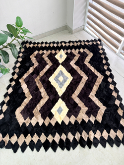 Покрывало меховое ковер из шкуры овчины