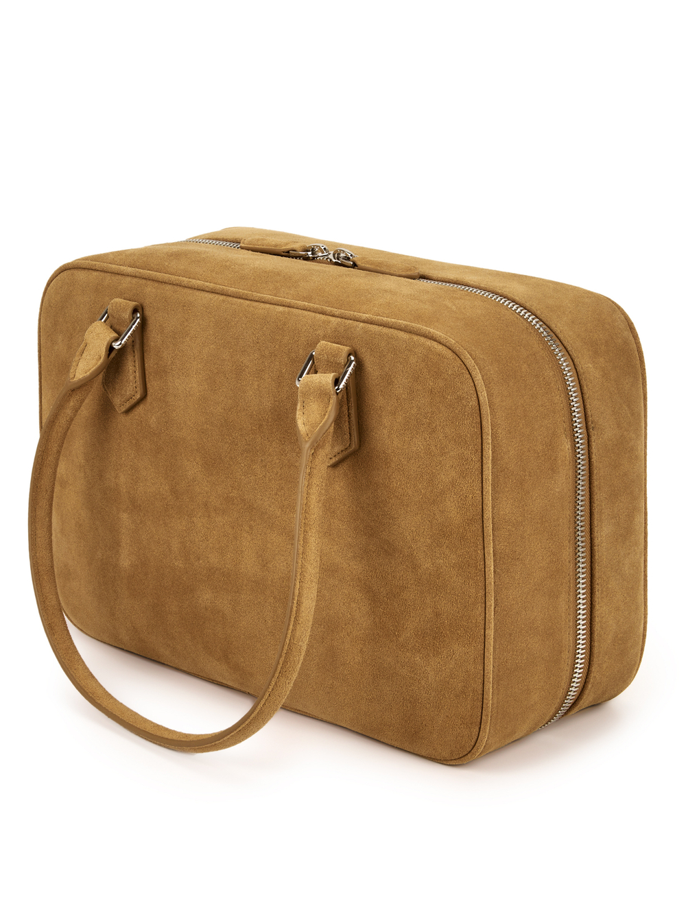 Bag ROMA L NEW suede light caramel color