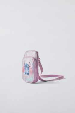 ZARA ВИНИЛОВЫЙ ЧЕХОЛ ДЛЯ ТЕЛЕФОНА LILO & STITCH © DISNEY, ЦВЕТ МАЛЬВЫ