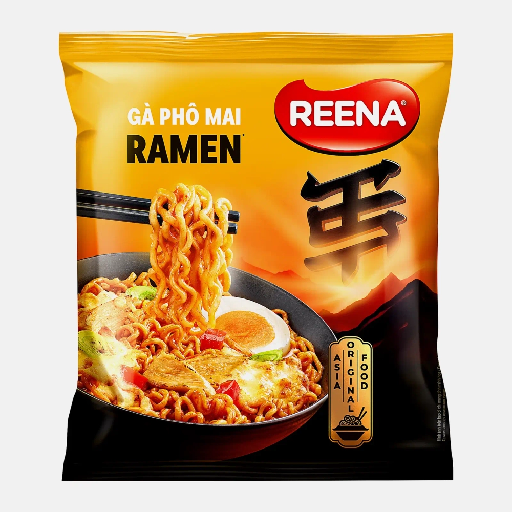 Лапша быстрого приготовления Рамен сыр с острой курицей Reena 115г