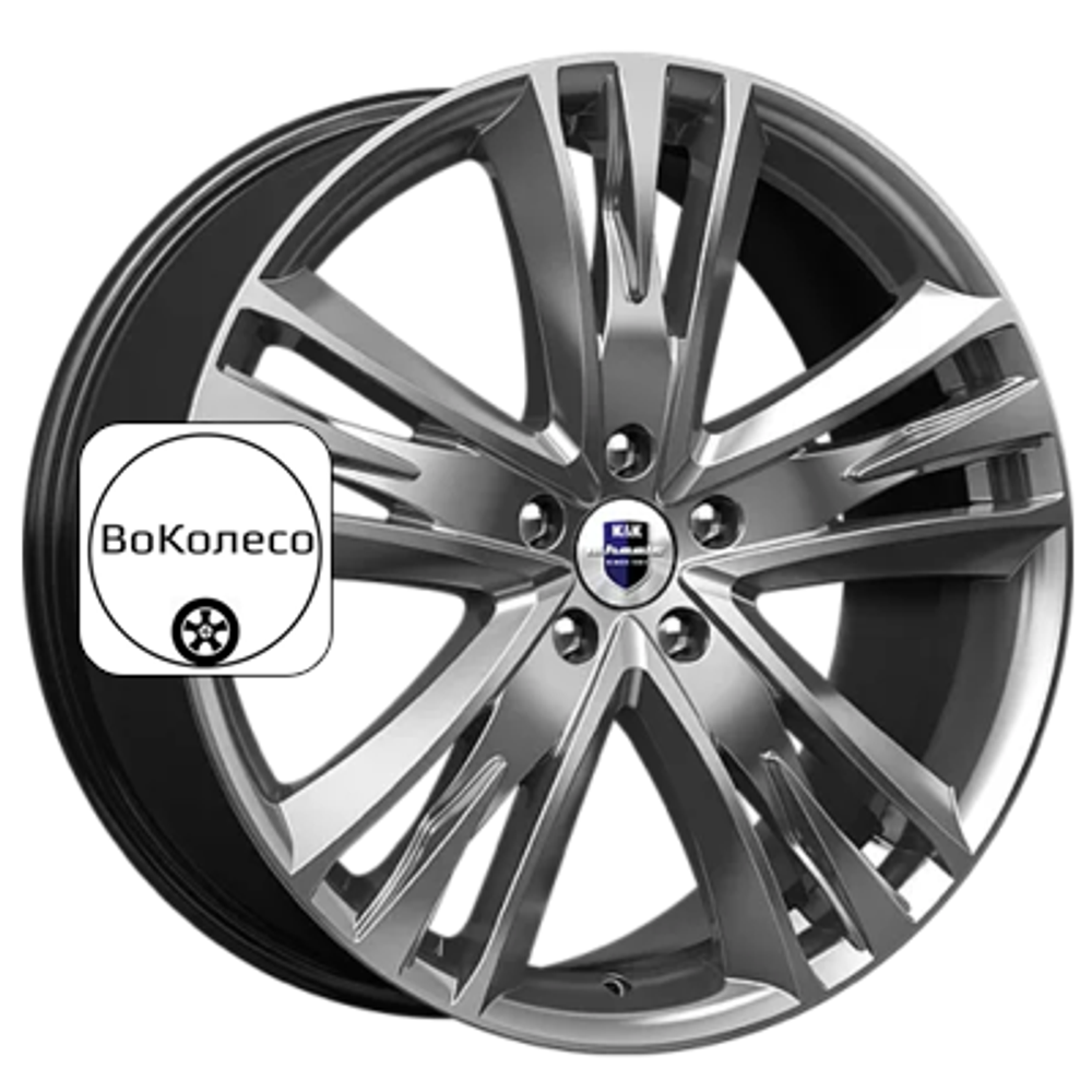 8,5x20/5x130 ET55 D71,6 Атлас (КС661M) Дарк платинум K&K