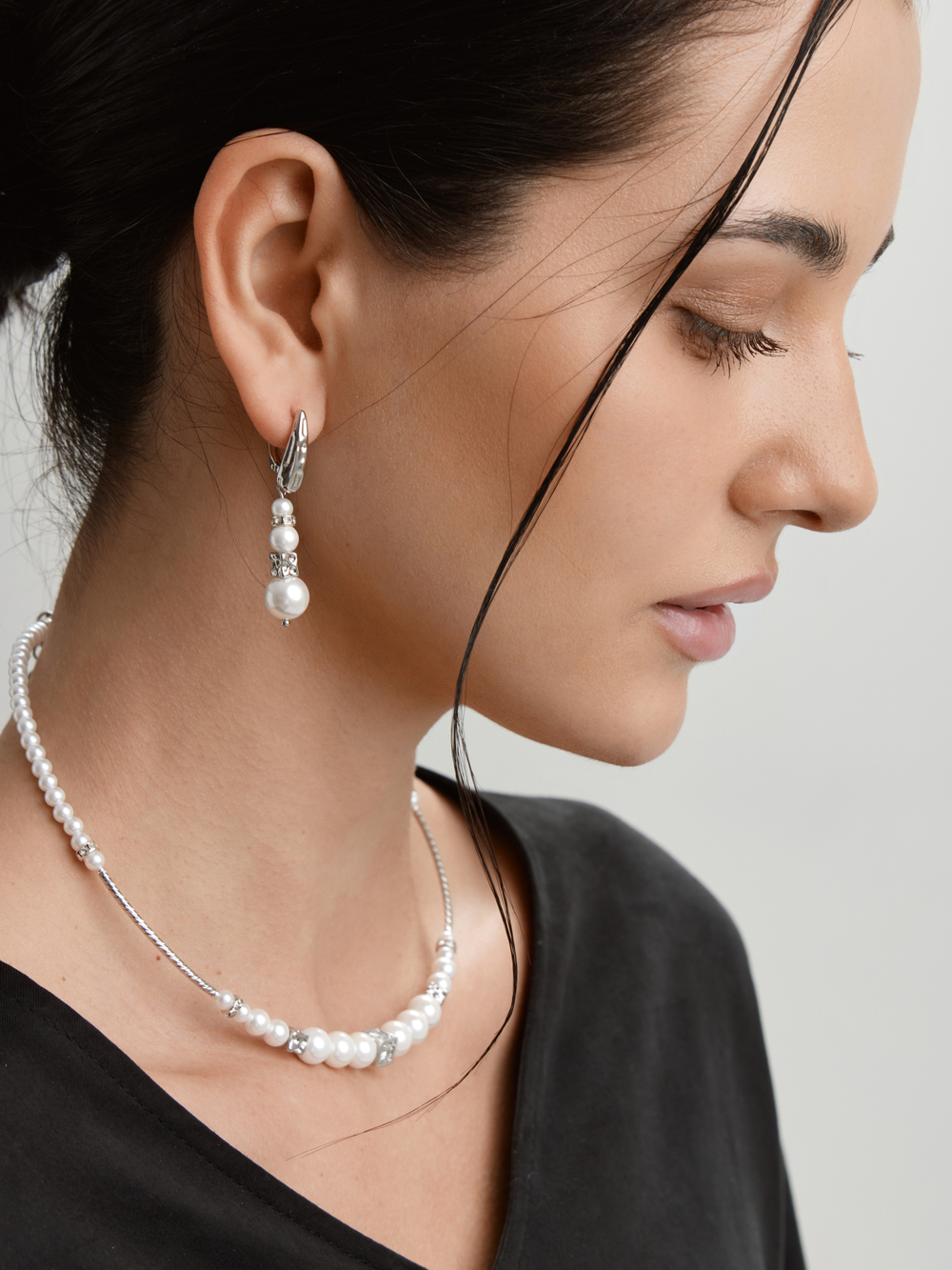 91003664 Колье Selena Pearls