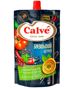 КЕТЧУП KDV CALVE БРАЗИЛЬСКИЙ 350 ГР