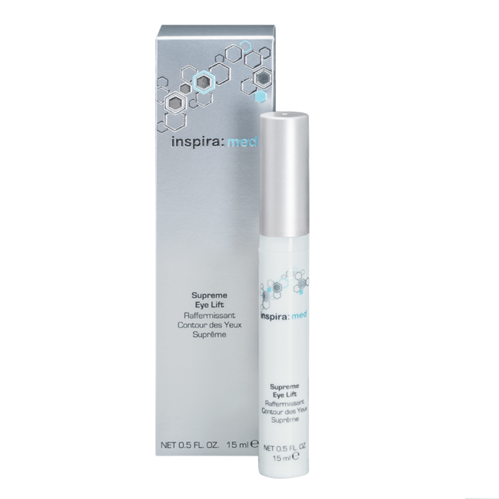 Легкий охлаждающий лифтинг гель для кожи вокруг глаз Supreme Eye Lift, Inspira Med, 15 мл