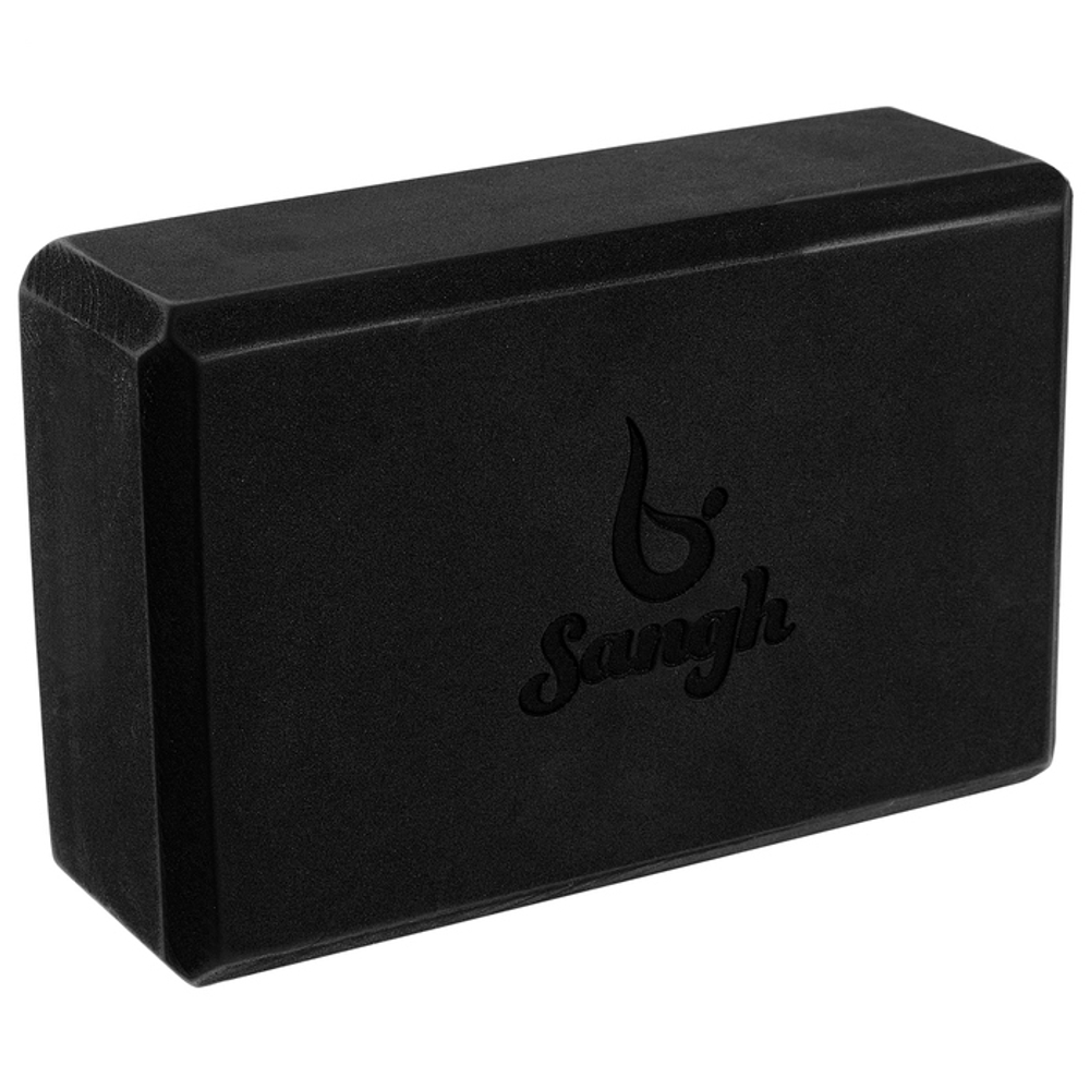 Опорный блок для йоги Sangh Black 23*15*8 см