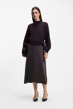 Two-in-one dress with wool-cashmere sweater layer-1