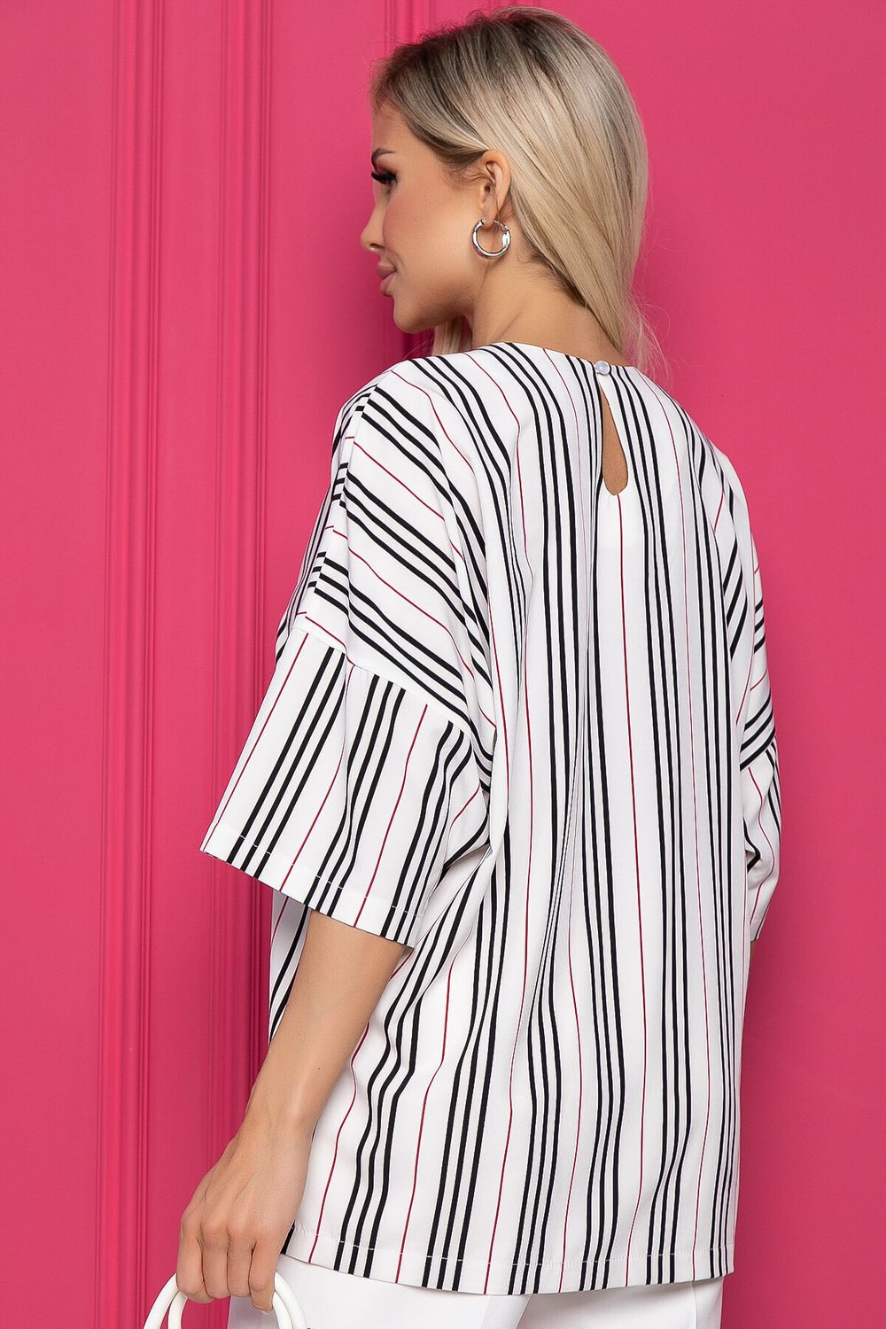 Блуза "Лола" (белая) Б8860 LT Collection