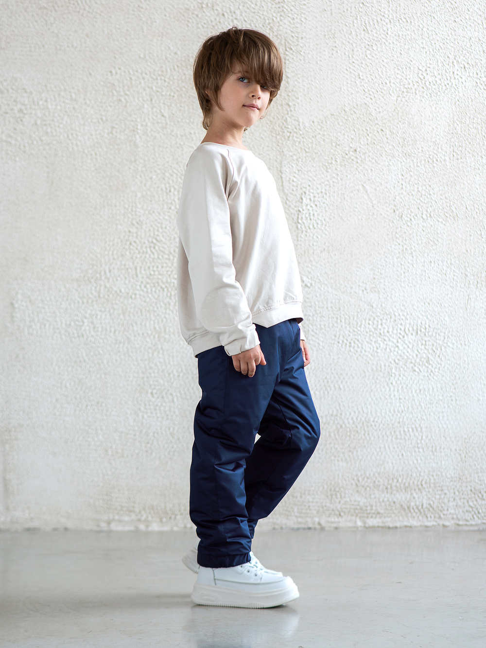 Утеплённые брюки тёмно-синие NEW (размеры от 3 до 12 лет)