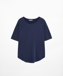 Oysho Футболка из модала с короткими рукавами, темно-синий