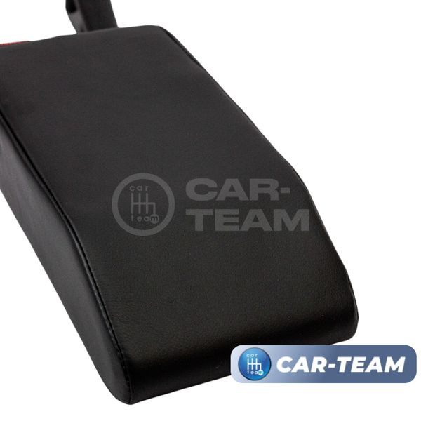 Подлокотник Renault Logan 1 2009-2013г.в., Sandero 1 2009-2013г.в., Duster 1 2010-2015г.в. из экокожи (к сиденью без подушки безопасности, к сиденью с регулировкой по высоте) "Аламар"