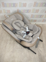 Автокресло детское Indigo Aero ST-3 Isofix группа 0/1/2/3 (0-36) бежевый лен