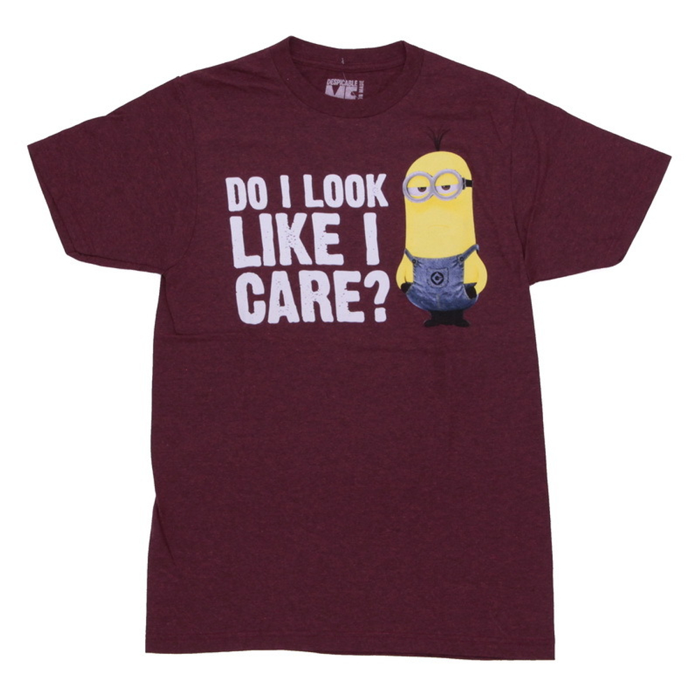 Футболка Minions Do I look like I care?