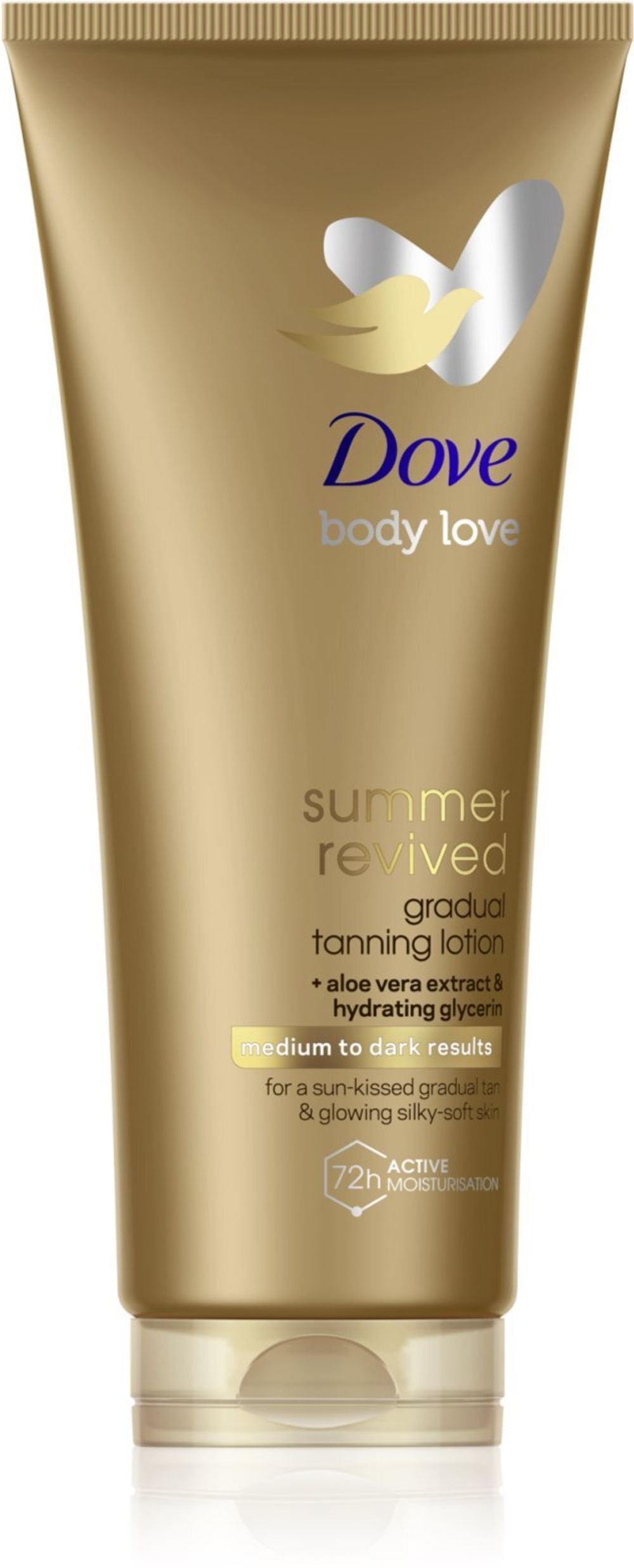 Dove DermaSpa Summer Revived - молочко для тела автозагар /  Medium to Dark 200  ml  / GTIN 8720181260544