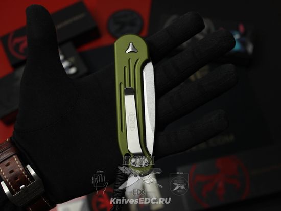 Автоматический нож Microtech 135-10OD LUDT с клинком из стали Böhler M390