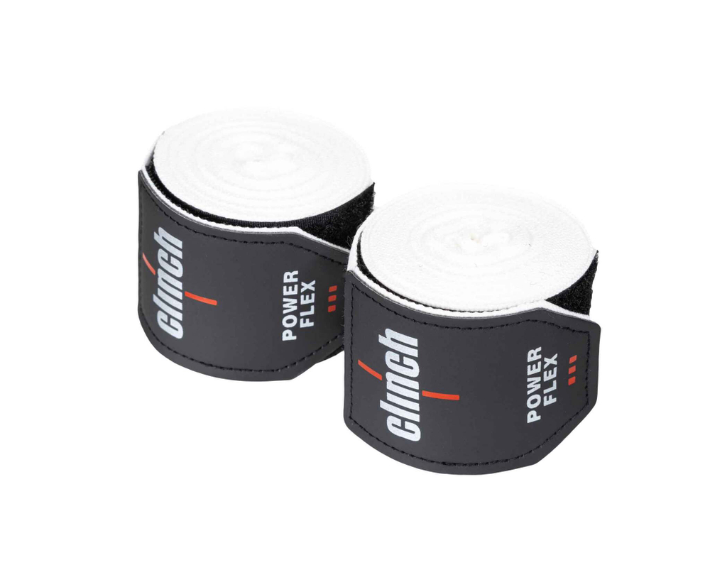 Бинты боксерские Clinch Boxing Hand Wrap Power Flex белые C239