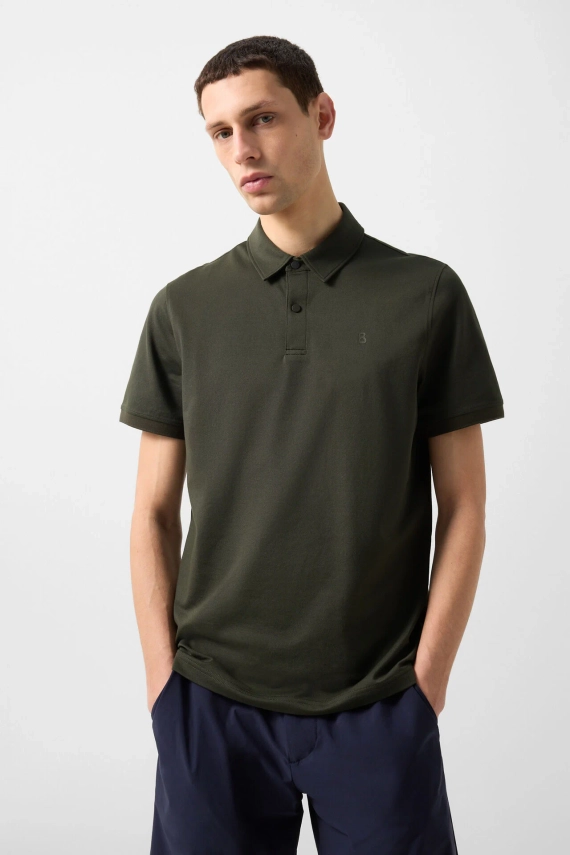 Рубашка-поло BOGNER TIMO-5F в зеленом цвете