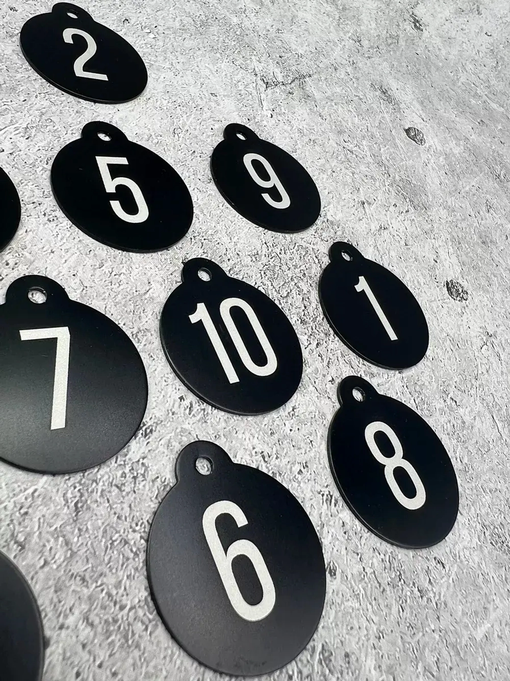 Номерки на ключи, металл