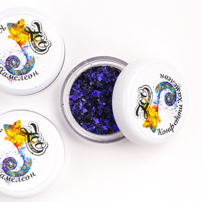 Zoo Nail Art Конфетти "Хамелеон" 1 г