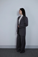 жакет прямого кроя