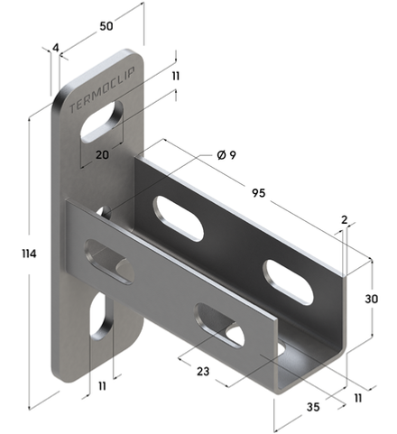 Фланец седельный универсальный TSF U 28 4F6
