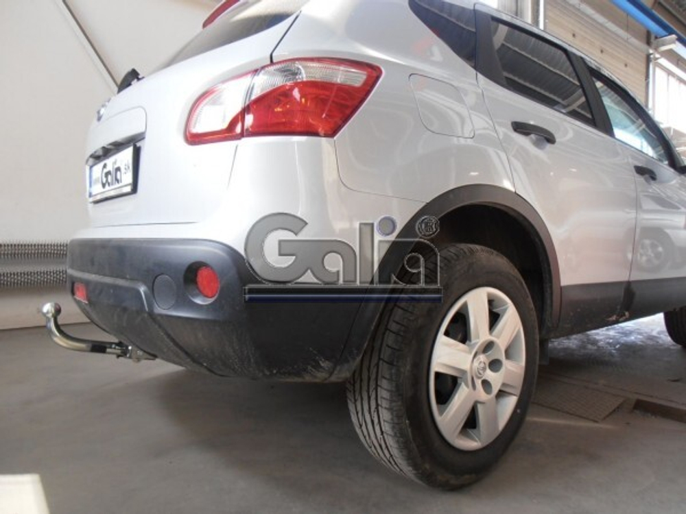 Фаркоп оцинкованный Galia N054C для Nissan Qashqai 2007-2014, Qashqai 2 2014-(паспорт и сертификат в комплекте)(без электрики)