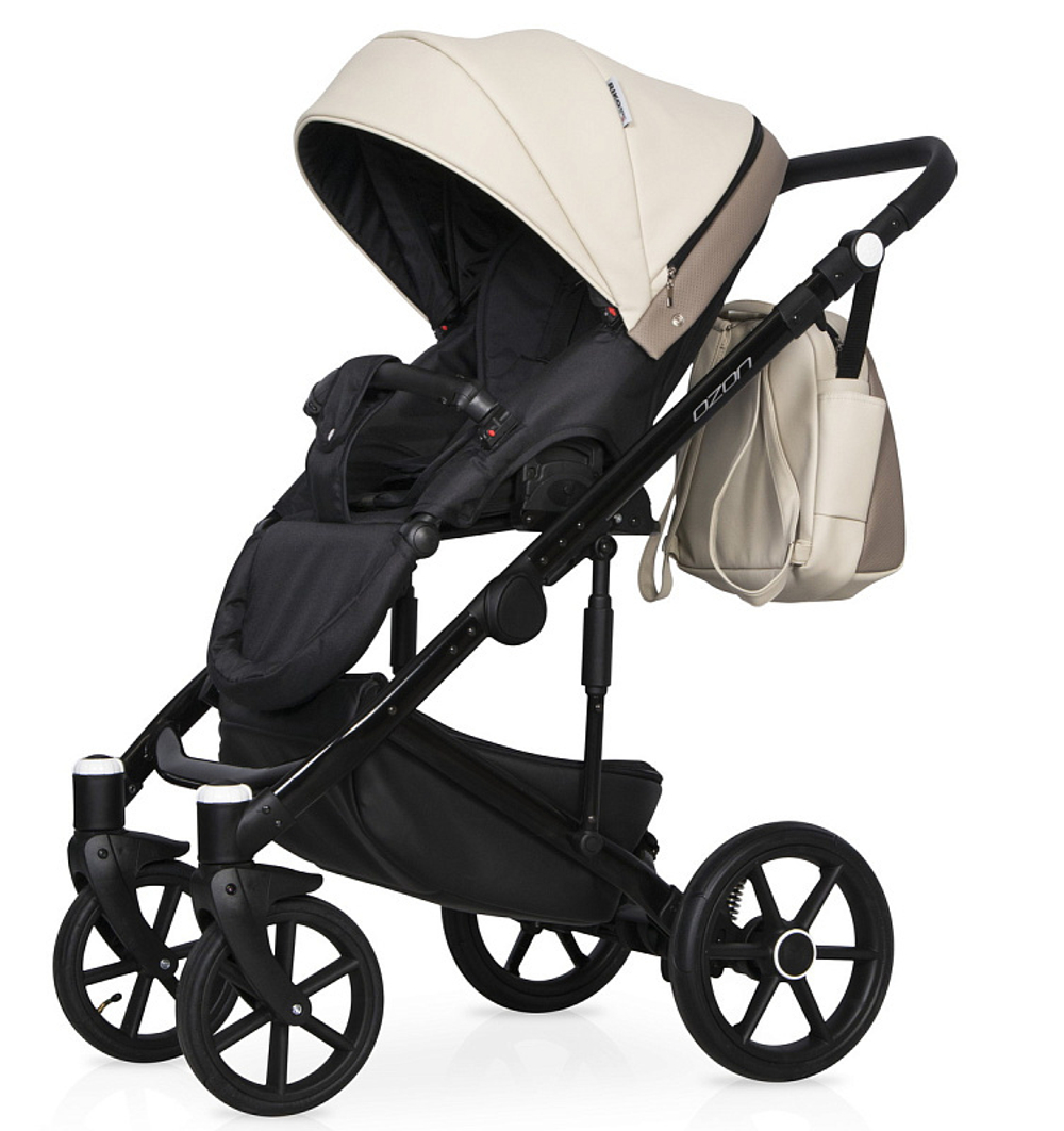 Детская коляска Riko Basic Ozon Ecco 2 в 1 25 слоновая кость-бежевый