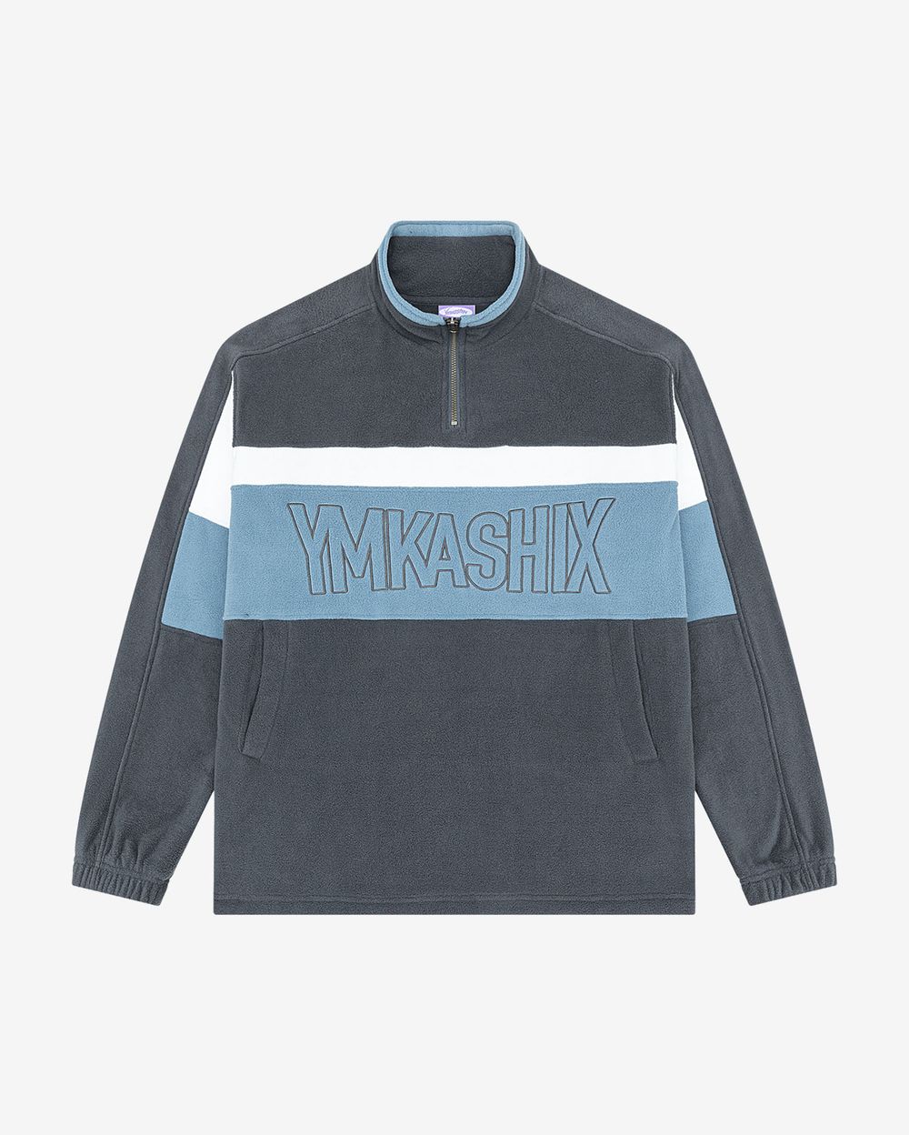 Толстовка Ymkashix Skate fleece серый/ синий