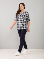 Блузка БЛ-131/клетка