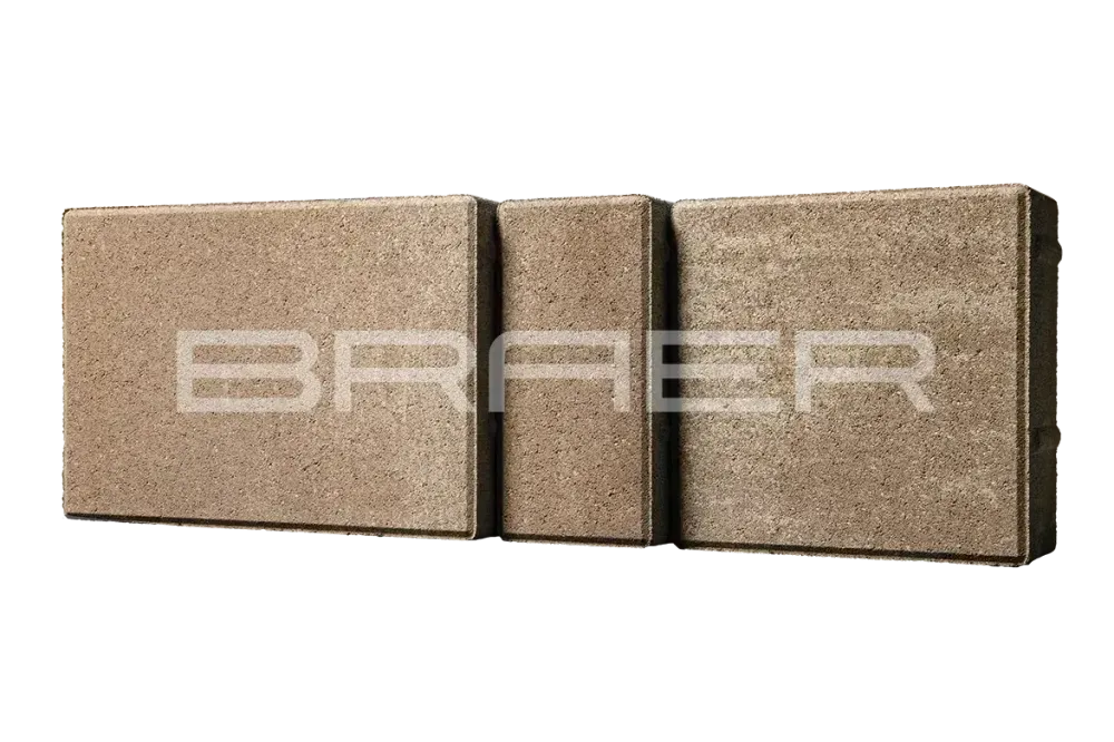 Тротуарная плитка Braer Старый город Ландхаус, Color Mix Миндаль, 60 мм