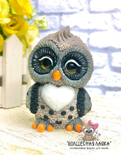 Силиконовая форма Сова