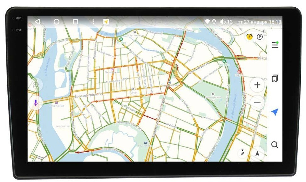 Магнитола для Opel Astra H, Antara, Corsa, Vectra, Zafira B вниз (черна) - Vaycar VA55-0019-2K на Android 13, 8-ядер, 2K QLED, ТОП процессор, CarPlay, 4G SIM-слот