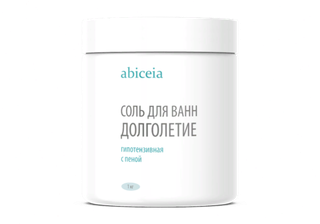 Соль для ванн с пеной Абицея Долголетие (гипотенз.)