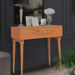 Консоль Арт Колор matte Стайл Голд Томленый оранжевый матовый