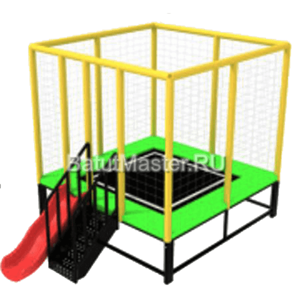 Мини батутная арена "Полянка" 3x2x2,2 м